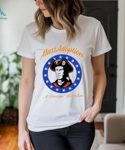 Top Massadoption a peaceful revolution shirt