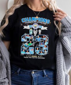 Top manchester City The Citizens Champions 2023 Thank You For The Memories shirt