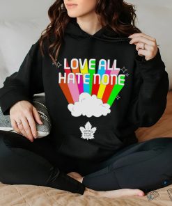 Toronto Maple Leafs love all hate none rainbow LGBT shirt