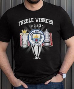 Treble Winners 2023 Manchester City The Citizens Gift For Fan T Shirt
