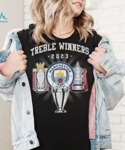 Treble Winners 2023 Manchester City The Citizens Gift For Fan T Shirt