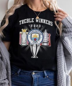 Treble Winners 2023 Manchester City The Citizens Gift For Fan T Shirt