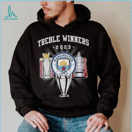 Treble Winners 2023 Manchester City The Citizens Gift For Fan T Shirt