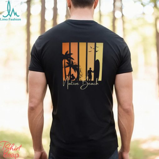 Unisex Sunset Surf Tee Shirt