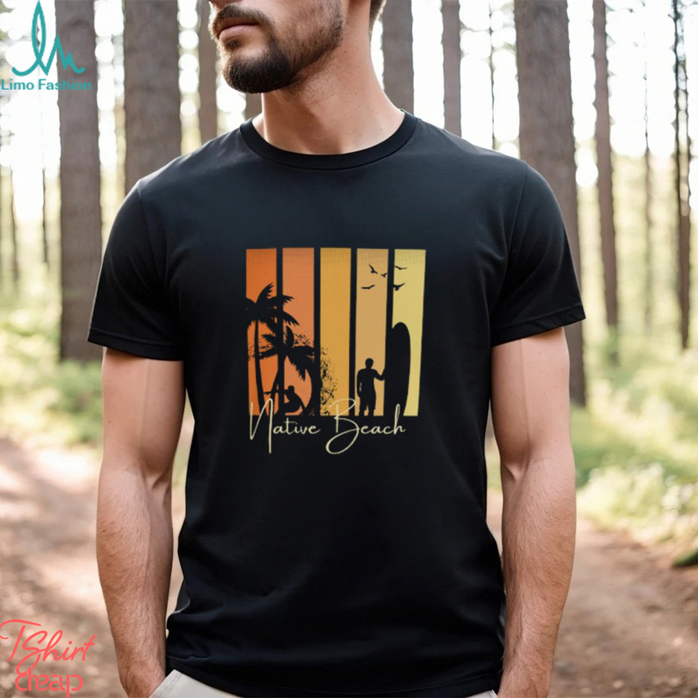 Unisex Sunset Surf Tee Shirt Unisex Sunset Surf Tee Shirt