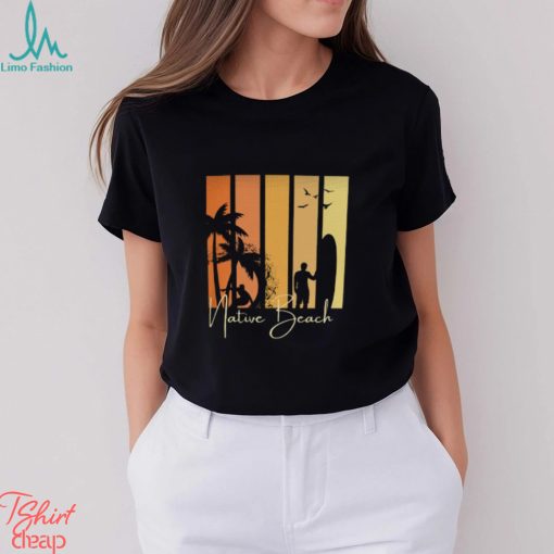Unisex Sunset Surf Tee Shirt