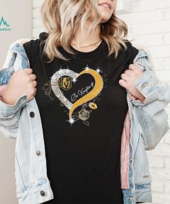 Vegas Golden Go Knights Go Love Heart Shirt