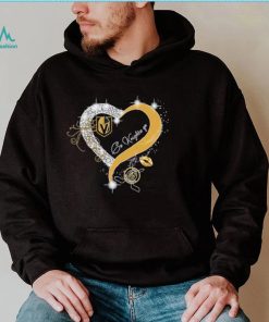 Vegas Golden Go Knights Go Love Heart Shirt
