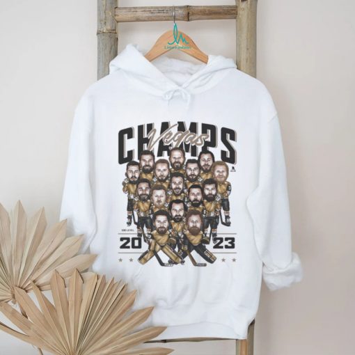 Vegas Golden Knights 2023 Stanley Cup Final Champions Caricature Shirt