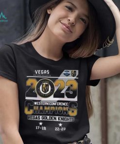 Vegas Golden Knights 2023 Western Conference Champions 17 18 22 23 Shirt
