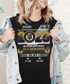 Vegas Golden Knights 2023 Western Conference Champions 17 18 22 23 Shirt