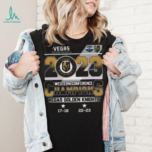 Vegas Golden Knights 2023 Western Conference Champions 17 18 22 23 Shirt
