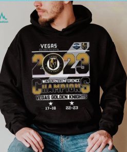 Vegas Golden Knights 2023 Western Conference Champions 17 18 22 23 Shirt