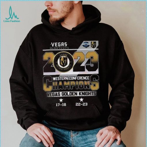 Vegas Golden Knights 2023 Western Conference Champions 17 18 22 23 Shirt