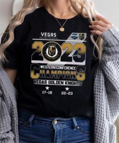 Vegas Golden Knights 2023 Western Conference Champions 17 18 22 23 Shirt