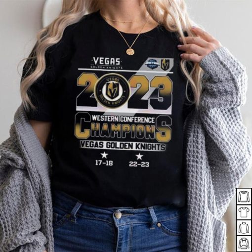 Vegas Golden Knights 2023 Western Conference Champions 17 18 22 23 Shirt