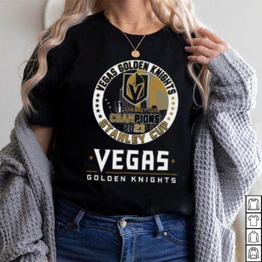 Vegas Golden Knights Stanley Cup Champions 2023 First Time Champions Gold Shirt