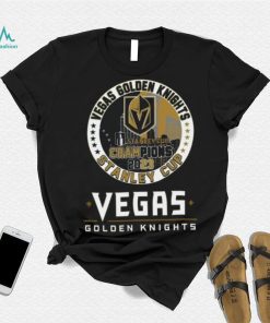 Vegas Golden Knights Stanley Cup Champions 2023 First Time Champions Gold Shirt