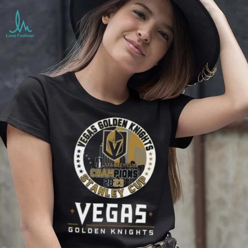 Vegas Golden Knights Stanley Cup Champions 2023 First Time Champions Gold Shirt