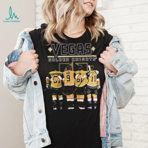 Vegas Golden Knights Team Players 2023 Signatures Shirt