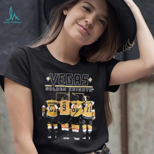 Vegas Golden Knights Team Players 2023 Signatures Shirt