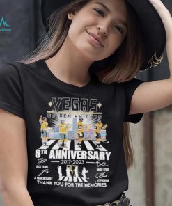 Vegas golden knights 6th anniversary 2017 2023 shirt