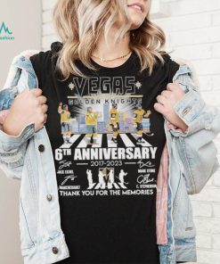 Vegas golden knights 6th anniversary 2017 2023 shirt