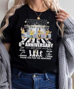 Vegas golden knights 6th anniversary 2017 2023 shirt