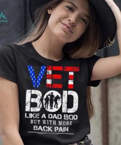 Vet Bod Like Dad Bod But With More Back Pain Veterans Day Crewneck Sweatshirt
