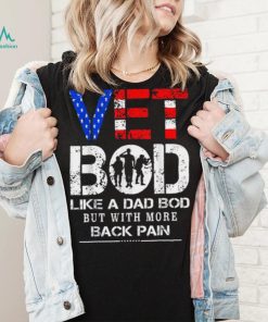 Vet Bod Like Dad Bod But With More Back Pain Veterans Day Crewneck Sweatshirt