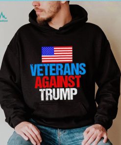 Veterans against Trump USA flag shirt