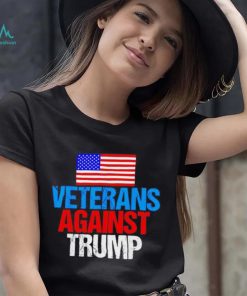 Veterans against Trump USA flag shirt, hoodie, sweater, long sleeve and tank top Veterans against Trump USA flag shirt