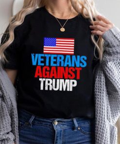 Veterans against Trump USA flag shirt, hoodie, sweater, long sleeve and tank top Veterans against Trump USA flag shirt