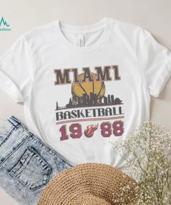 Vintage 1988 Miami Heat Basketball Sweatshirt, Retro Miami Basketball Shirt tee