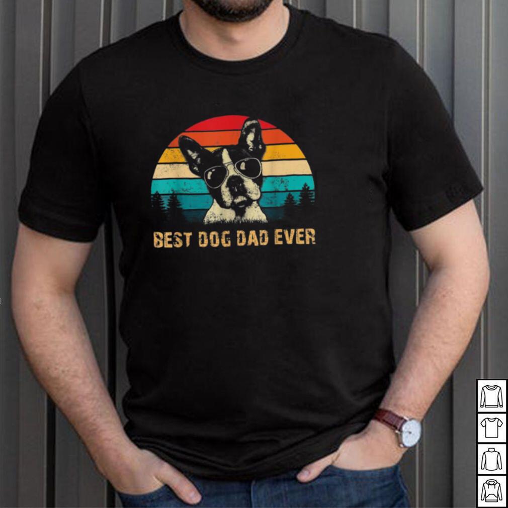 boston terrier dad t shirt