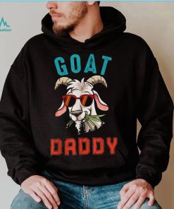 Vintage Goat Funny Daddy Cute Goat Sunglasses Farmer Family Pullover Hoodie