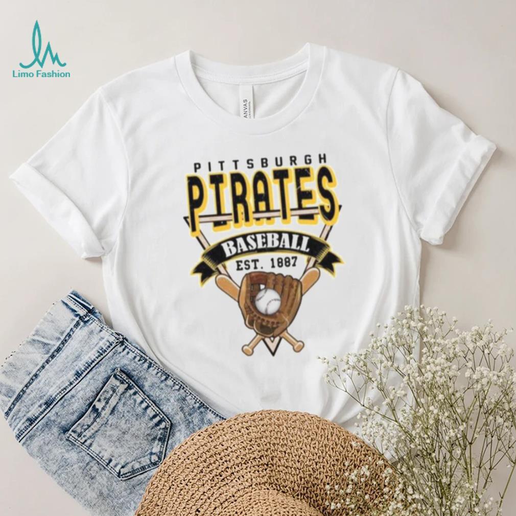 Pittsburgh Pirates Established 1887 Baseball T Shirt Medium Size