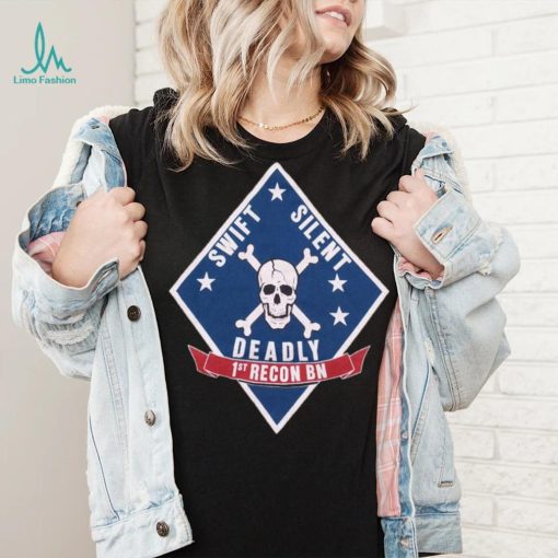 Vintage Swift Silent Deadly Skull & Crossbones T Shirt Single Stitch Size Small