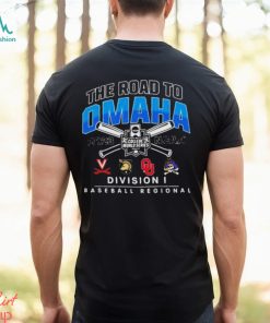 Virginia Four Team 2023 NCAA Division I Baseball Regional The Road To Omaha shirt