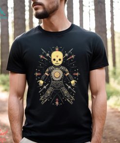 Voodoo Doll Scary Unisex Black Tshirt
