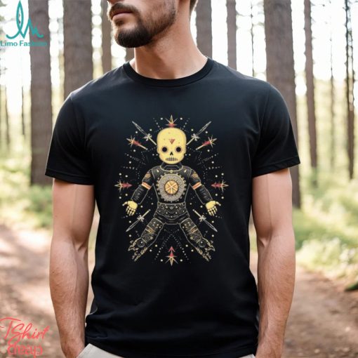 Voodoo Doll Scary Unisex Black Tshirt