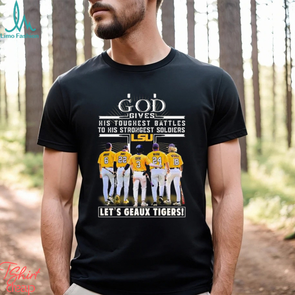 Vqtshirt – God gives his toughest battles to his strongest soldiers let’s Geaux Tigers shirt Vqtshirt – God gives his toughest battles to his strongest soldiers let’s Geaux Tigers shirt