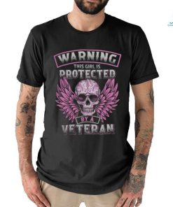Waring this girl is protected by a veteran shirt
