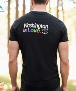 Washington Wizards is love city pride team logo shirt