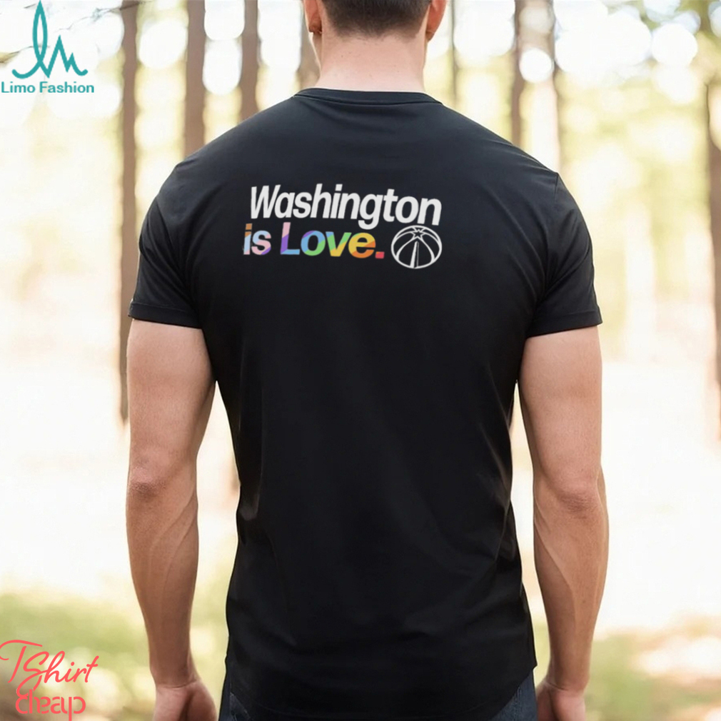 Washington Wizards is love city pride team logo shirt Washington Wizards is love city pride team logo shirt