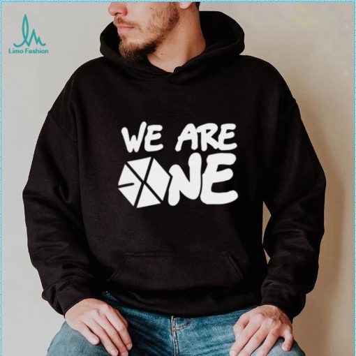 We Are One White Font Exo shirt