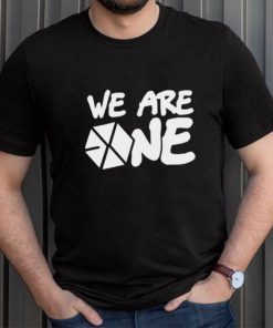 We Are One White Font Exo shirt