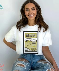 Weezer Huntsville, AL June 4th 2023 Poster shirt