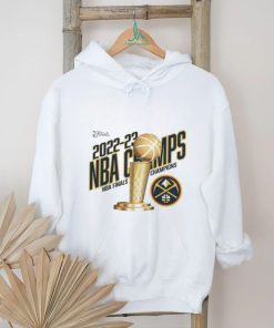 White Denver Nuggets 2023 NBA Finals Champions Floater Trophy T Shirt