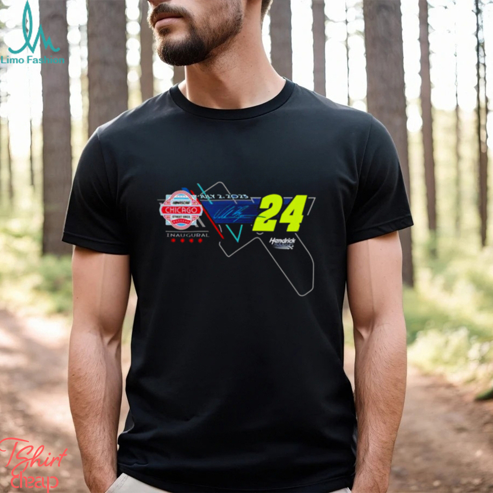 William Byron Hendrick Motorsports Team Collection 2023 Grant Park 200 T Shirt William Byron Hendrick Motorsports Team Collection 2023 Grant Park 200 T Shirt